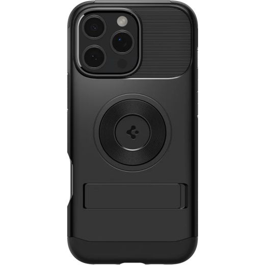 Противоударный чехол Spigen Slim Armor MagSafe Black для iPhone 16 Pro (ACS08164)