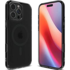 Прозрачный чехол Spigen Ultra Hybrid T (MagFit + Camera Control) Frost Black для iPhone 16 Pro (ACS08514)