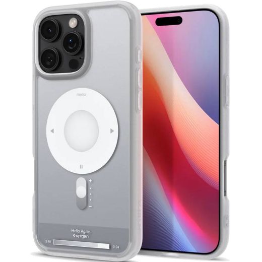 Чехол Spigen Ultra Hybrid Classic (MagFit) Classic White для iPhone 16 Pro (ACS08139)