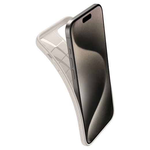 Чохол Spigen Liquid Air Natural Titanium для iPhone 15 Pro Max (ACS07212)
