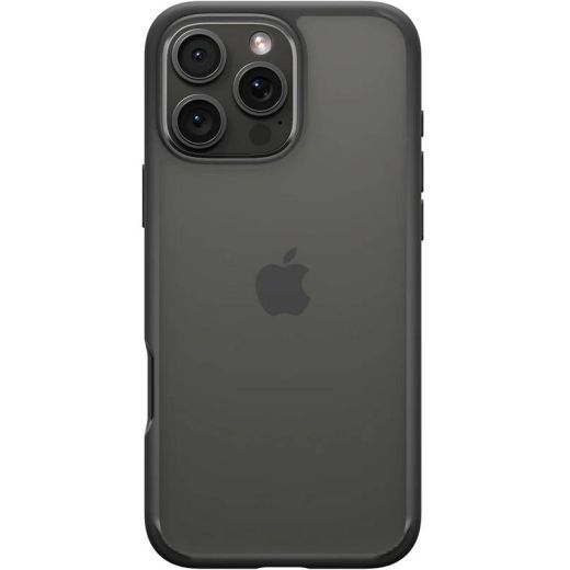 Прозорий чохол Spigen Ultra Hybrid Matte Black для iPhone 16 Pro Max (ACS07996)