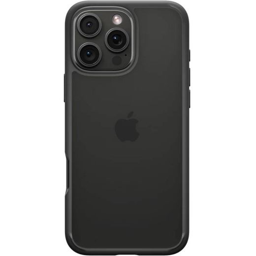 Прозорий чохол Spigen Ultra Hybrid Frost Black для iPhone 16 Pro (ACS08124)