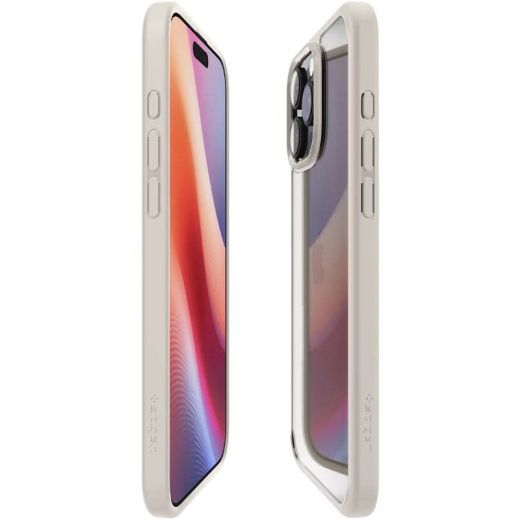 Прозорий чохол Spigen Ultra Hybrid Natural Titanium для iPhone 16 Pro Max (ACS08385)