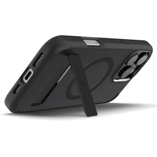 Прозрачный чехол Spigen Ultra Hybrid S (MagFit) Frost Black для iPhone 16 Pro (ACS08379)
