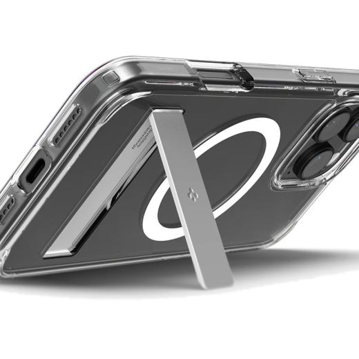 Прозорий чохол Spigen Ultra Hybrid S MagSafe Crystal Clear для iPhone 16 Pro (ACS08142)