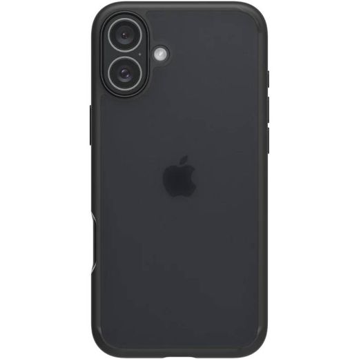 Прозорий чохол Spigen Ultra Hybrid Frost Black для iPhone 16 Plus (ACS08071)