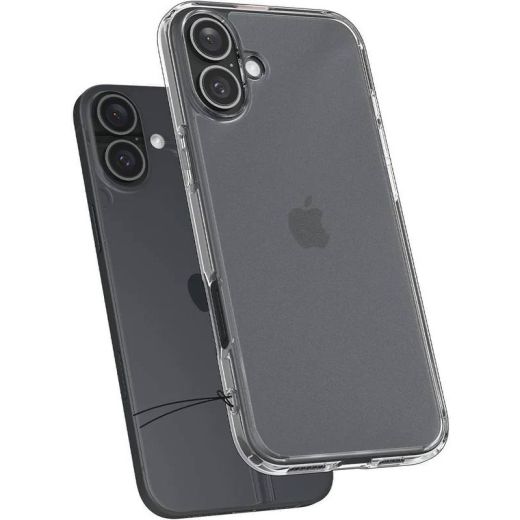 Прозорий чохол Spigen Ultra Hybrid Frost Clear для iPhone 16 (ACS08199)