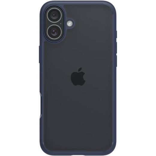 Прозрачный чехол Spigen Ultra Hybrid Navy Blue для iPhone 16 (ACS08202)