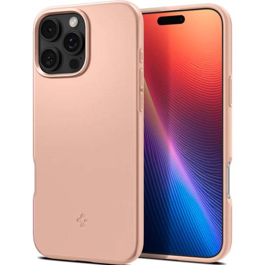 Чехол Spigen Thin Fit MagSafe Rose Titanium для iPhone 16 Pro (ACS08691)