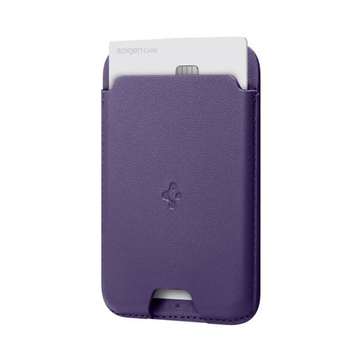 Чехол-кошелек Spigen Valentinus (MagFit) Purple (AFA06267)