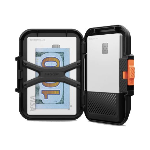 Чохол-гаманець Spigen MagSafe Lock Fit (MagFit) Black (AFA06031)