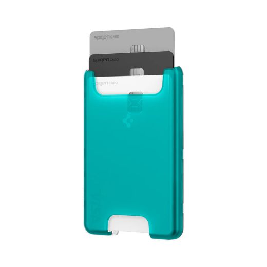 Чохол з гаманцем Spigen Classic C1 Bundle (MagFit) Bondi Blue для iPhone 15 Pro (SPBD240004)
