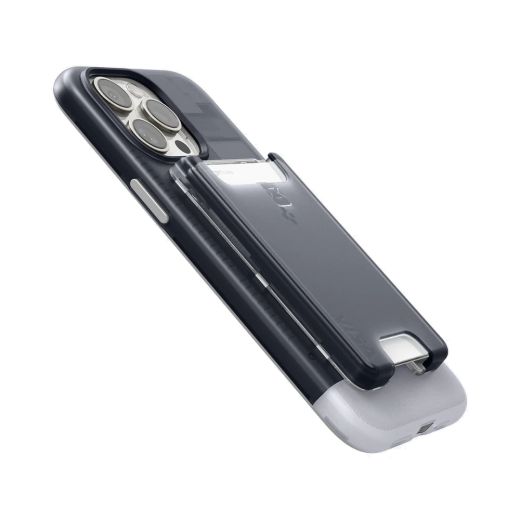 Чехол с кошельком Spigen Classic C1 Bundle (MagFit) Graphite для iPhone 15 Pro Max (SPBD240001)