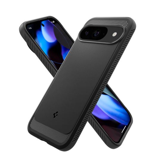 Чехол Spigen Rugged Armor Matte Black для Pixel 9 | 9 Pro (ACS07685)