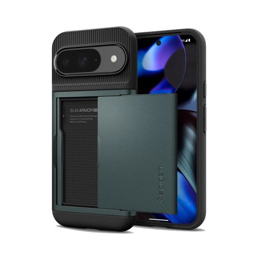 Чохол Spigen Slim Armor CS Abyss Green для Pixel 9 | 9 Pro (ACS07696)