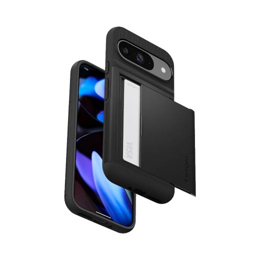 Чехол Spigen Slim Armor CS Black для Pixel 9 | 9 Pro (ACS07695)
