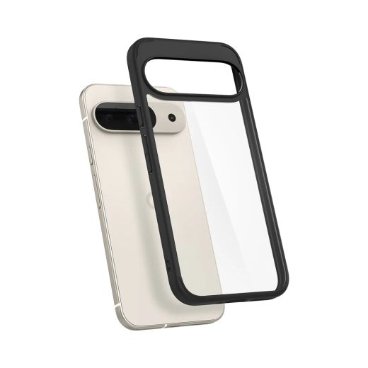 Прозорий чохол Spigen Ultra Hybrid Matte Black для Pixel 9 | 9 Pro (ACS07690)