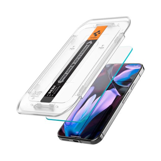 Защитное стекло Spigen GLAS.tR EZ Fit Clear 2 шт. для Pixel 9 | 9 Pro (AGL08442)