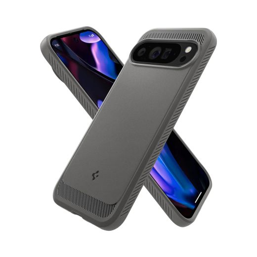 Чехол Spigen Rugged Armor Marble Gray для Pixel 9 Pro XL (ACS07784)