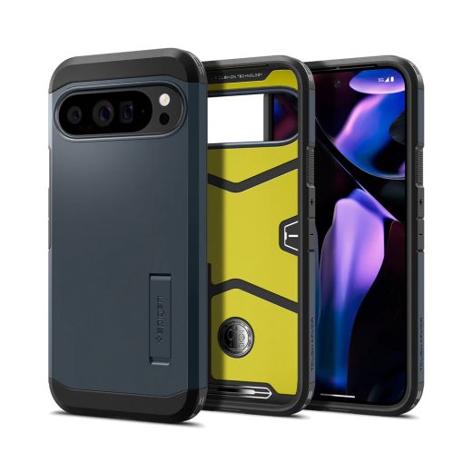 Чехол Spigen Tough Armor Metal Slate для Pixel 9 Pro XL (ACS07727)