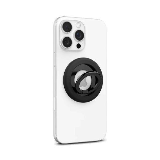 Магнітне кільце-підставка для телефону Spigen Nano Pop (MagFit) Black Sesame (AMP09029)