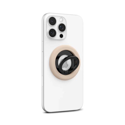 Магнитное кольцо-подставка для телефона Spigen Nano Pop (MagFit) Coconut Beige (AMP09031)