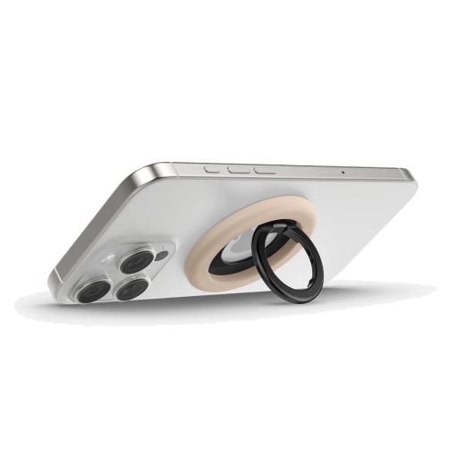 Магнитное кольцо-подставка для телефона Spigen Nano Pop (MagFit) Coconut Beige (AMP09031)