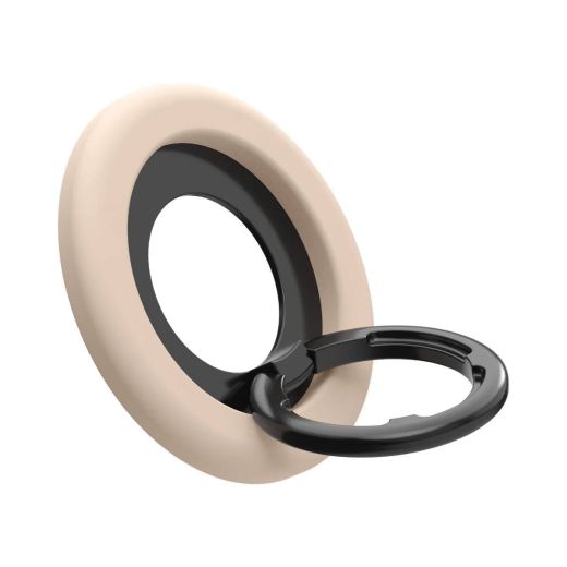 Магнитное кольцо-подставка для телефона Spigen Nano Pop (MagFit) Coconut Beige (AMP09031)