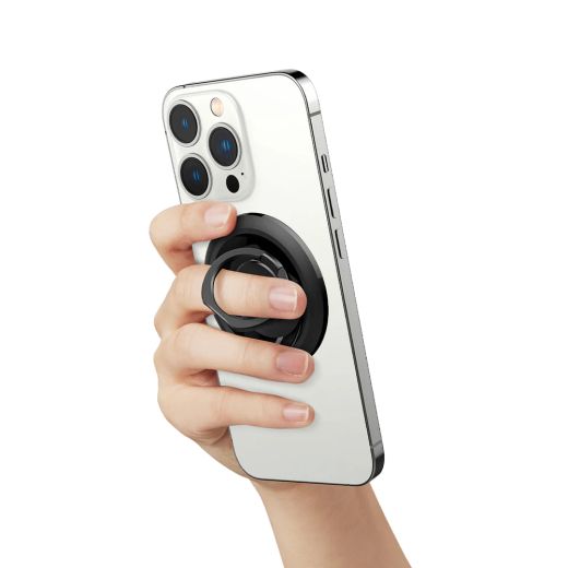 Кольцо-держатель Spigen O-Mag | Phone Holder (MagFit) Black (AMP03120)