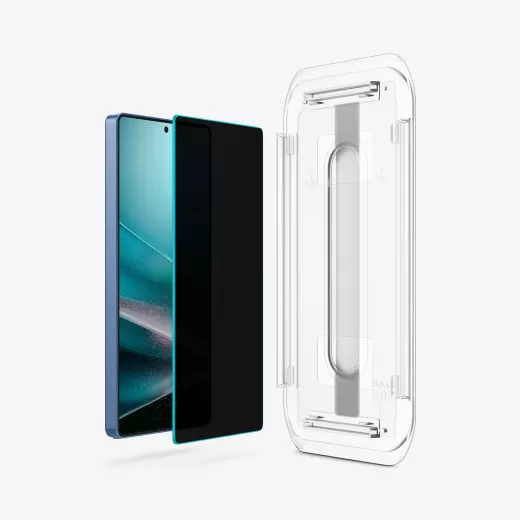 Защитное стекло антишпион Spigen Glass tR EZ Fit Privacy 2 шт. для Samsung Galaxy S25 Ultra (AGL09221)