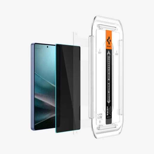 Защитное стекло антишпион Spigen Glass tR EZ Fit Privacy 2 шт. для Samsung Galaxy S25 Ultra (AGL09221)