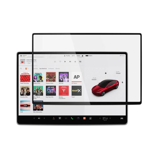 Захисне скло антиблік Spigen GLAS.tR EZ Fit | Anti-Glare для Tesla Model 3 (2024-2025) (AGL07152)