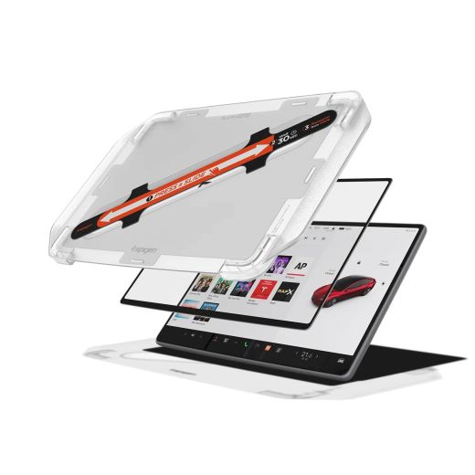 Захисне скло антиблік Spigen GLAS.tR EZ Fit | Anti-Glare для Tesla Model 3 (2024-2025) (AGL07152)