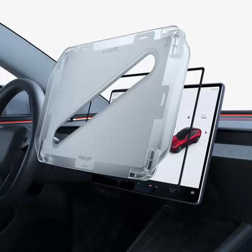 Захисне скло антиблік Spigen GLAS.tR EZ Fit | Anti-Glare для Tesla Model 3 (2024-2025) (AGL07152)