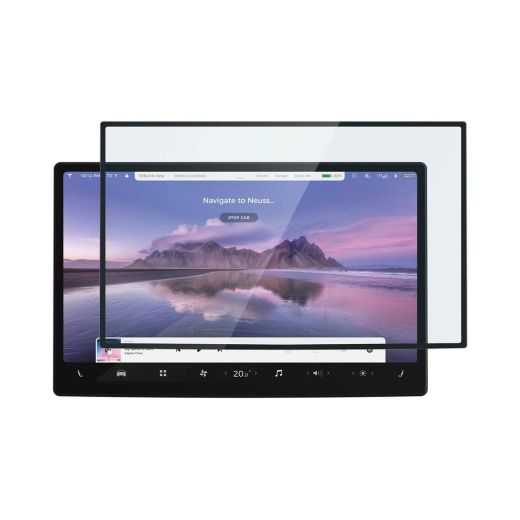 Захисне скло Spigen GLAS.tR EZ Fit | Anti-Glare Screen Protector для Tesla Model S | Model X (2021-2025) (AGL02810)