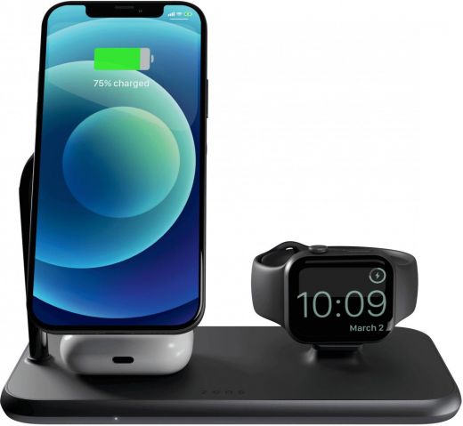 Беспроводная зарядка Zens Magnetic + Watch Wireless Charger (ZEDC18B/00)