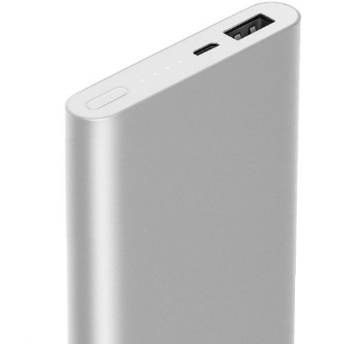 Повербанк (Внешний аккумулятор) Xiaomi Mi Power Bank 2 Silver 10000mAh