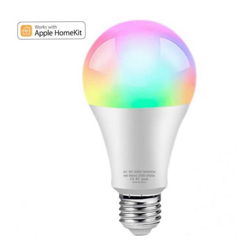 Розумна світлодіодна лампа CasePro E27 RGB Wi-Fi 9W з підтримкою Apple Homekit