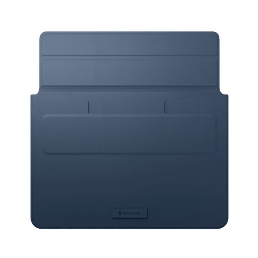 Кожаная подставка SwitchEasy EasyStand Leather Sleeve Midnight Blue для MacBook 14" M1 (2021) (GS-105-232-201-63)