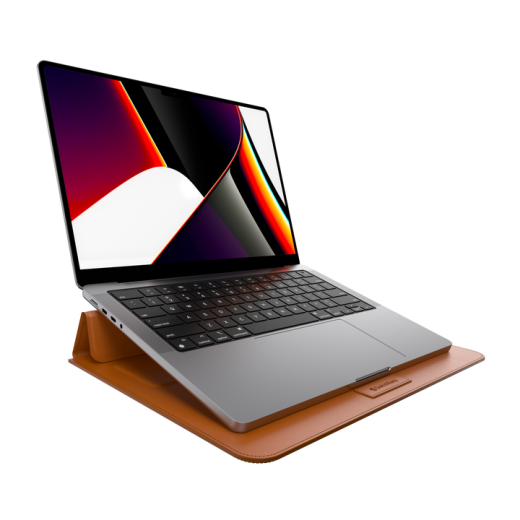 Чохол-папка SwitchEasy EasyStand Leather Saddle Brown для MacBook 13" (GS-105-114-201-146)