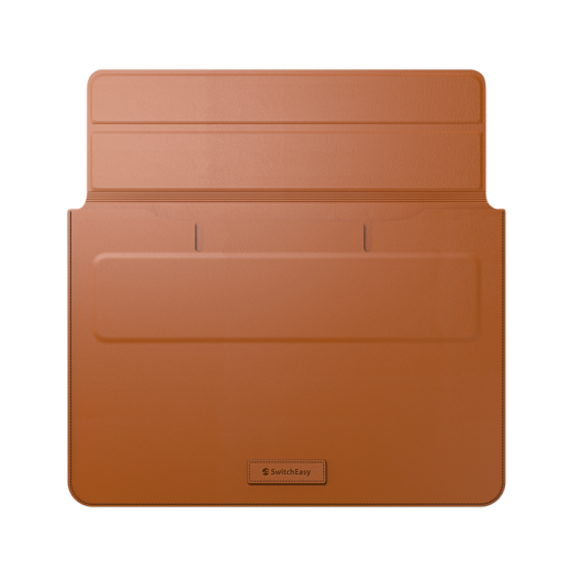 Чехол-папка SwitchEasy EasyStand Leather Saddle Brown для MacBook 14" M1 | M2 | M3 | M4 (2021 | 2023 | 2024) (GS-105-232-201-146)