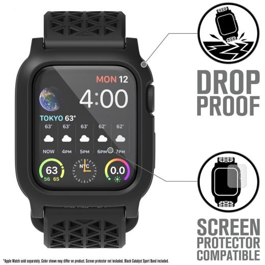 Ремешок Catalyst Impact Protection Stealth Black для Apple Watch (42mm | 41mm | 40mm)