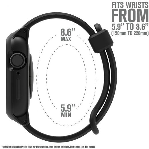 Ремешок Catalyst Impact Protection Stealth Black для Apple Watch (42mm | 41mm | 40mm)