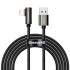 Кабель Baseus Legend Series Elbow Fast Charging Data Cable USB to iP 2.4A 2m Black (CALCS-A01) Кабель Baseus Legend Series Elbow Fast Charging Data Cable USB to iP 2.4A 2m Black (CALCS-A01)