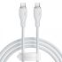 Кабель Baseus Pudding Series Fast Charging Cable Type-C to Type-C 100W 2м White (P10355702221-01) Кабель Baseus Pudding Series Fast Charging Cable Type-C to Type-C 100W 2м White (P10355702221-01)