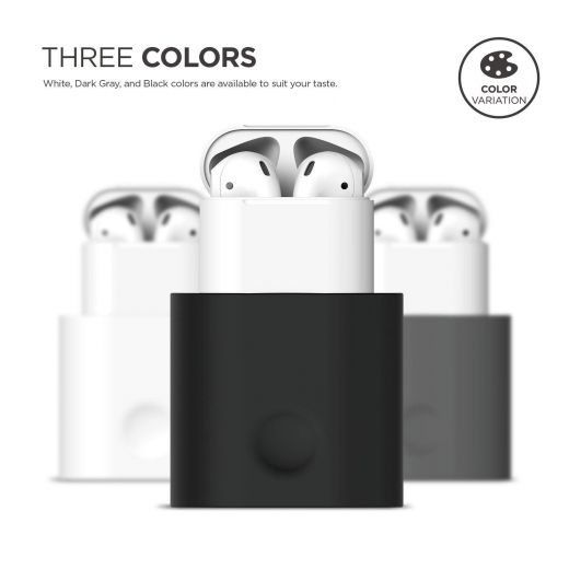 Док-станція Elago AirPods Stand Black для AirPods