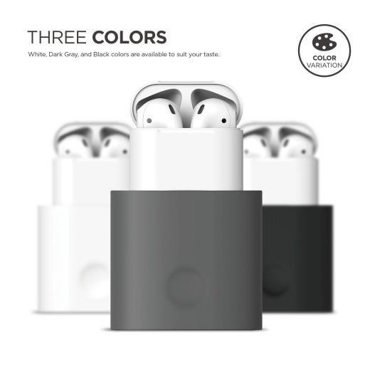 Док-станція Elago AirPods Stand Dark Grey для AirPods