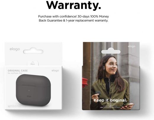 Чехол Elago Case Dark Grey (EAPPOR-BA-DGY) для Airpods Pro