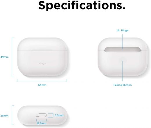 Чохол Elago Case Night Glow Blue (EAPPOR-BA-LUBL) для Airpods Pro