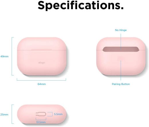 Чехол Elago Original Case Lovely Pink (EAPPOR-BA-PK) для Airpods Pro